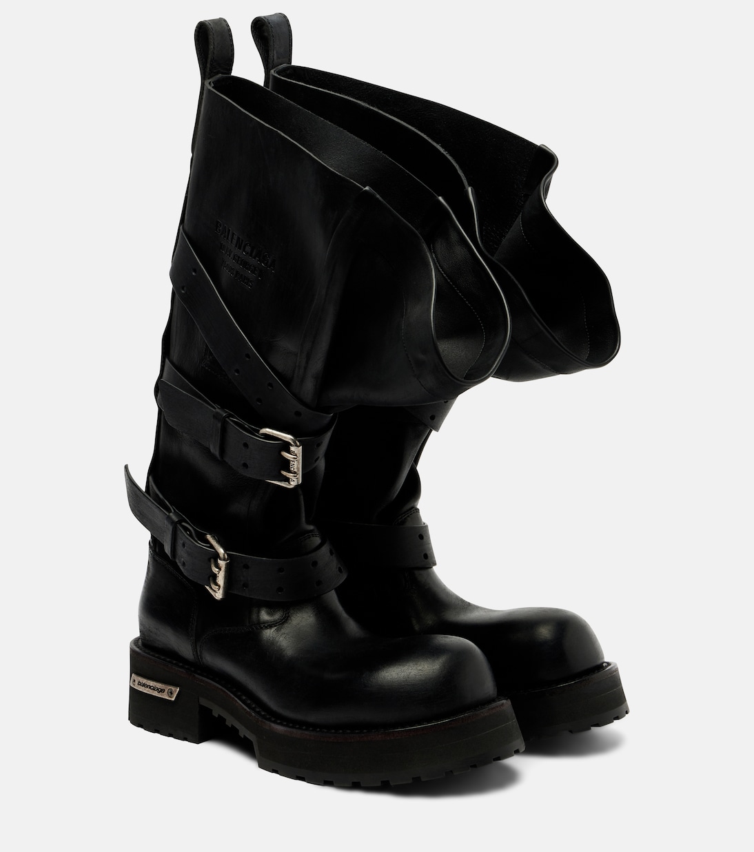 Venom leather combat boots | Balenciaga