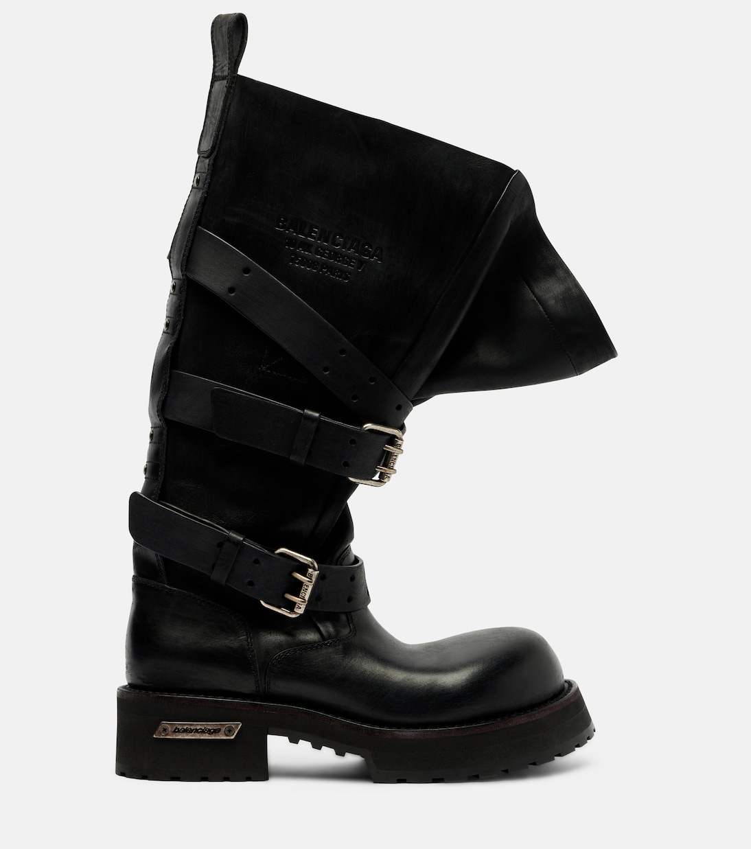 Venom leather combat boots | Balenciaga