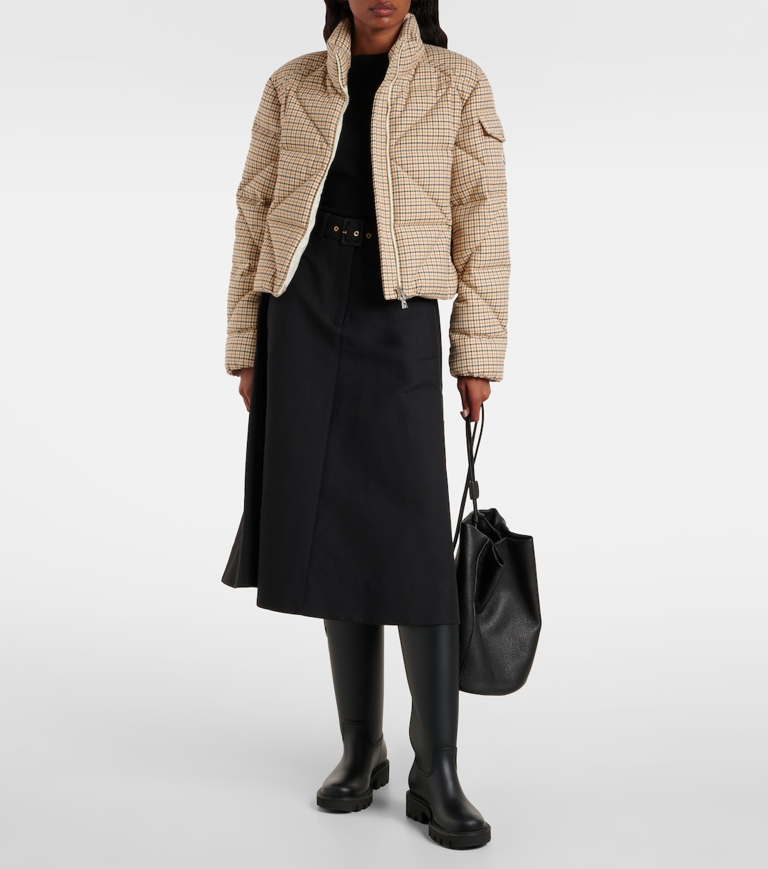 Keros checked quilted down jacket | Moncler