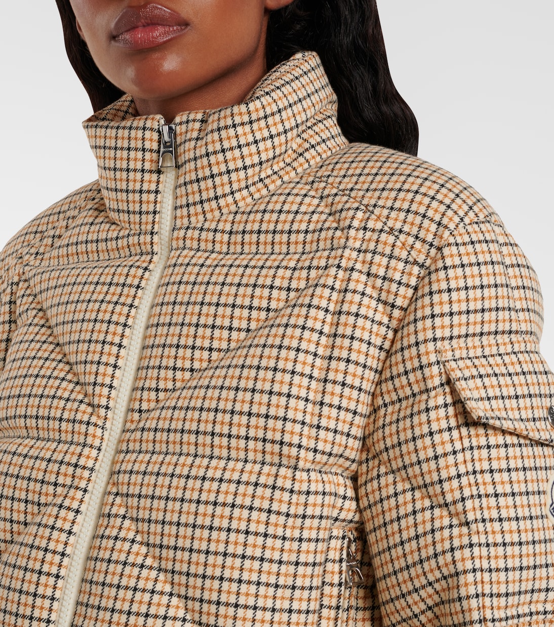 Keros checked quilted down jacket | Moncler