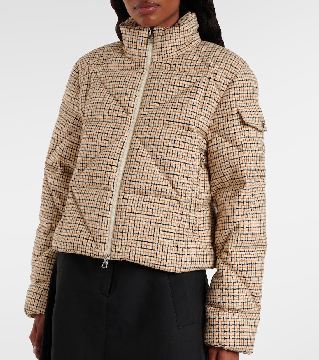 Keros checked quilted down jacket | Moncler