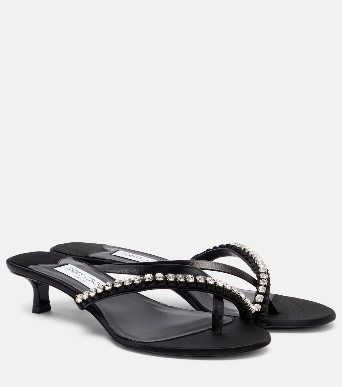 Sandalen Dila 35 aus Leder und Satin | Jimmy Choo