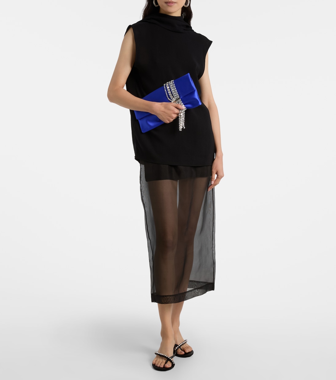 Sandalen Dila 35 aus Leder und Satin | Jimmy Choo