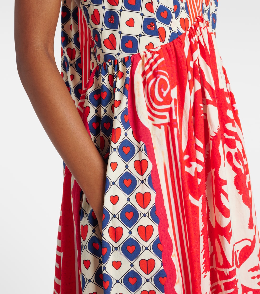 Robe longue Rinse & Roar en coton | Camilla