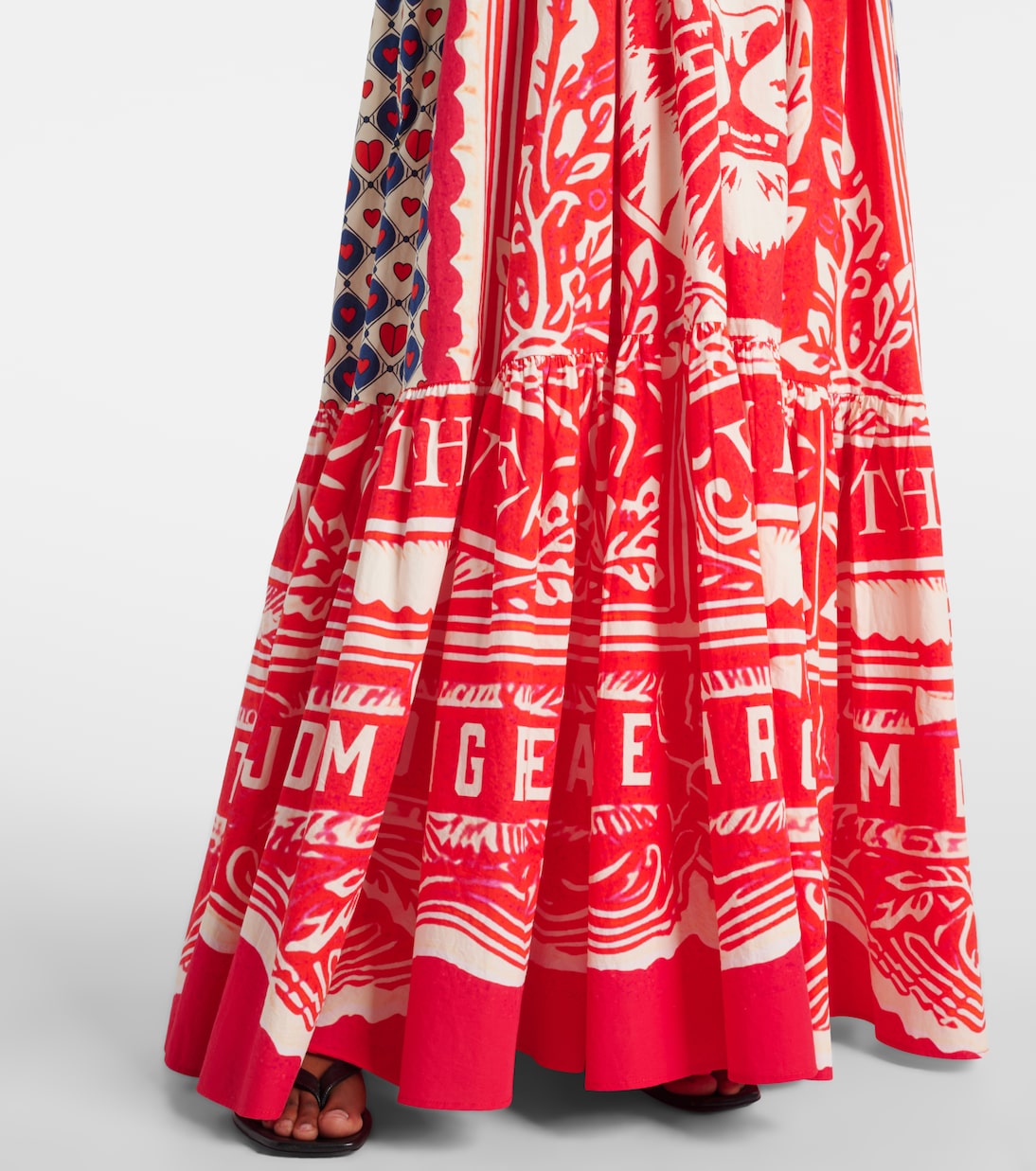 Robe longue Rinse & Roar en coton | Camilla