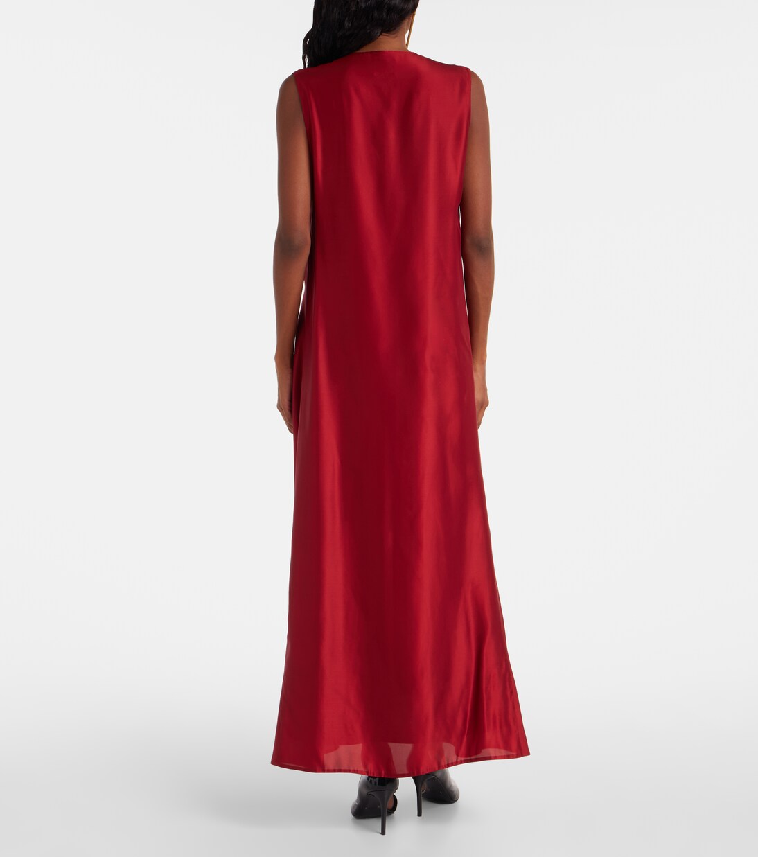 Robe longue Syd en satin | Khaite