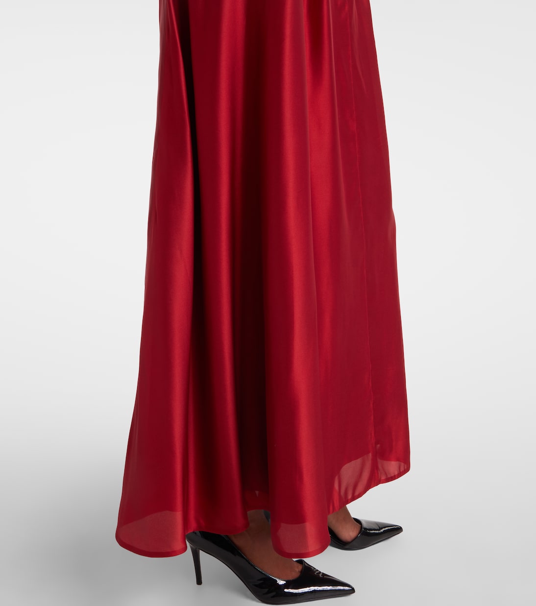 Robe longue Syd en satin | Khaite
