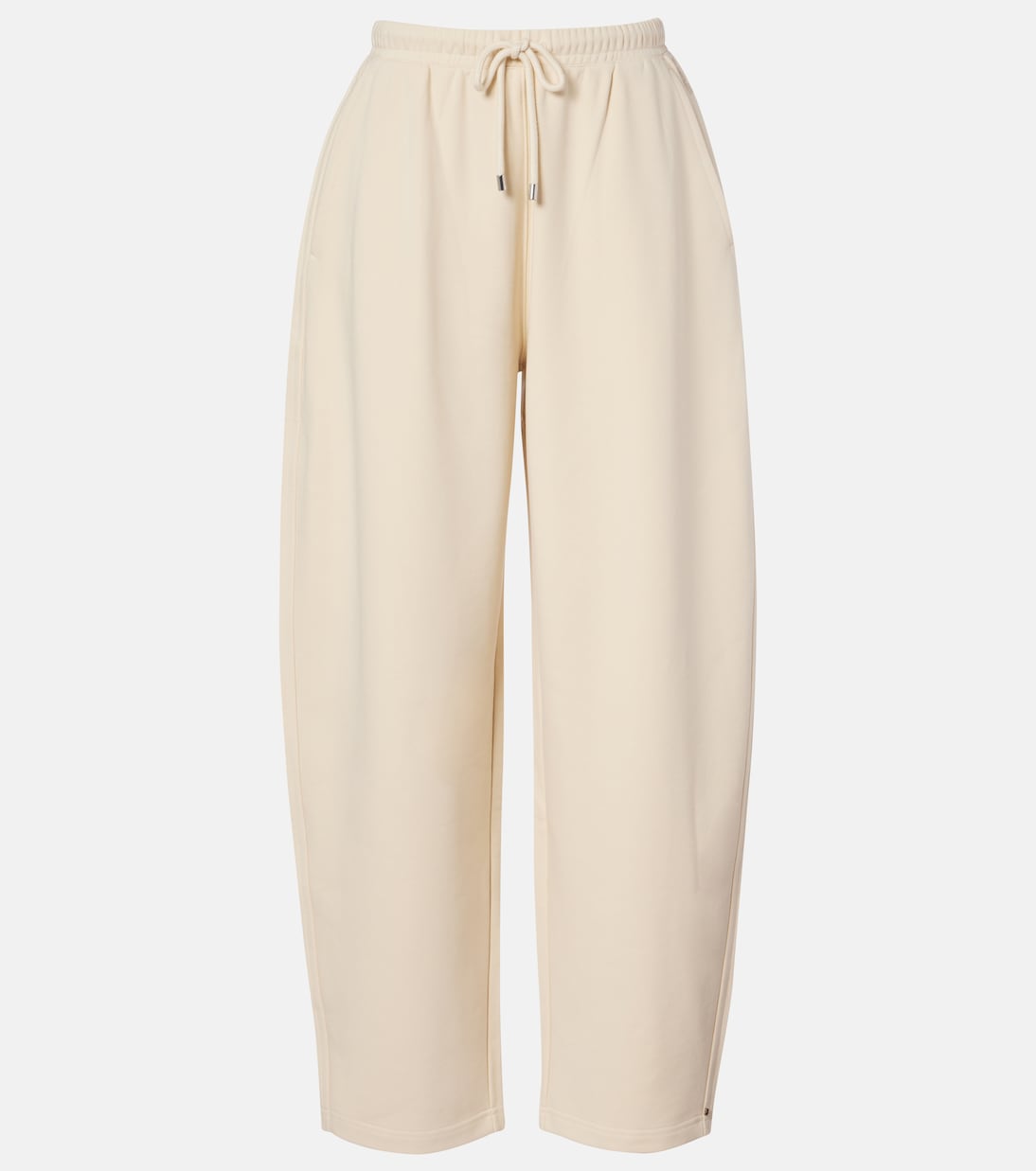 Cotton-blend jersey wide-leg sweatpants | Sportmax
