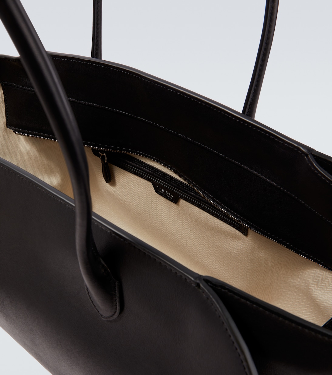 Marlo 17 leather tote bag | The Row
