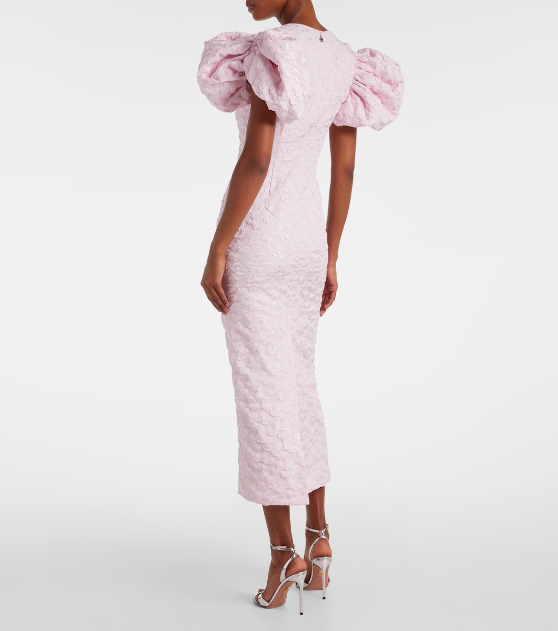 Robe midi en jacquard | Rotate