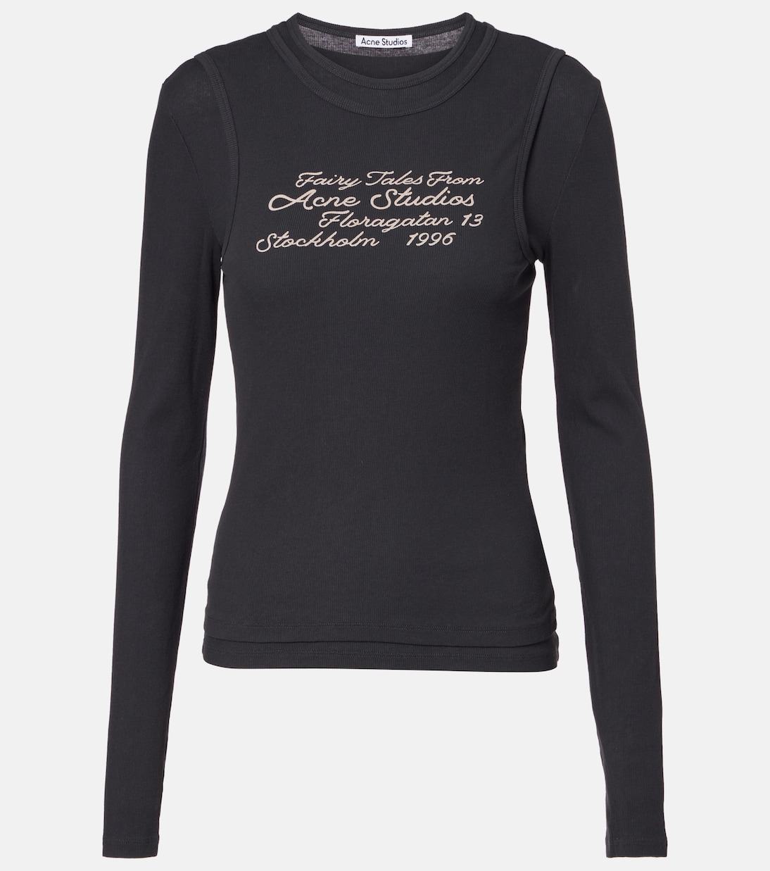 Longsleeve aus einem Baumwollgemisch | Acne Studios