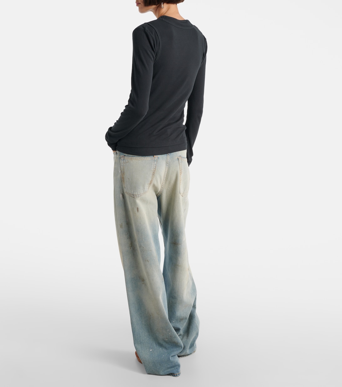 Longsleeve aus einem Baumwollgemisch | Acne Studios