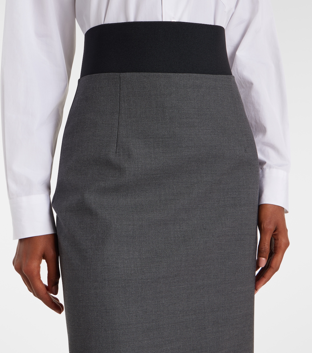 Jupe crayon Finire en laine vierge | Sportmax