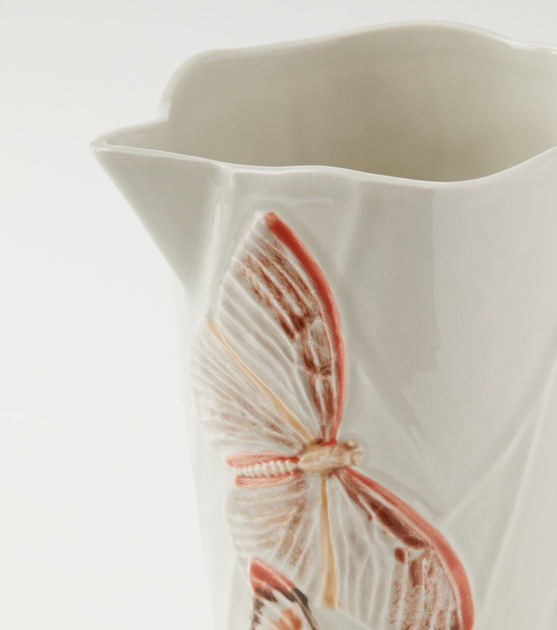 Cloudy Butterflies pitcher by Claudia Schiffer | Bordallo Pinheiro