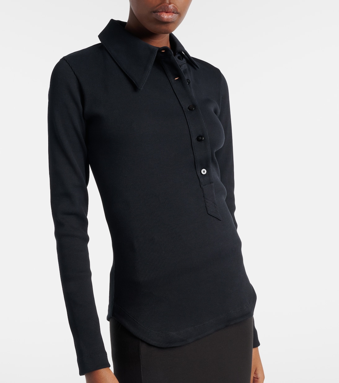 罗纹针织棉质上衣 | The Attico