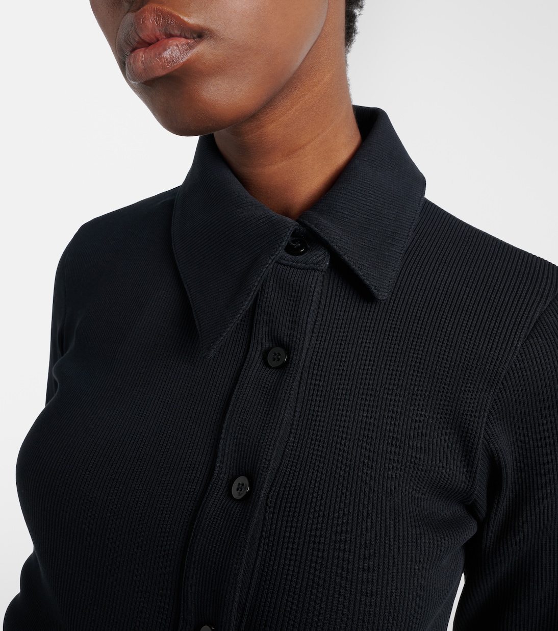 罗纹针织棉质上衣 | The Attico