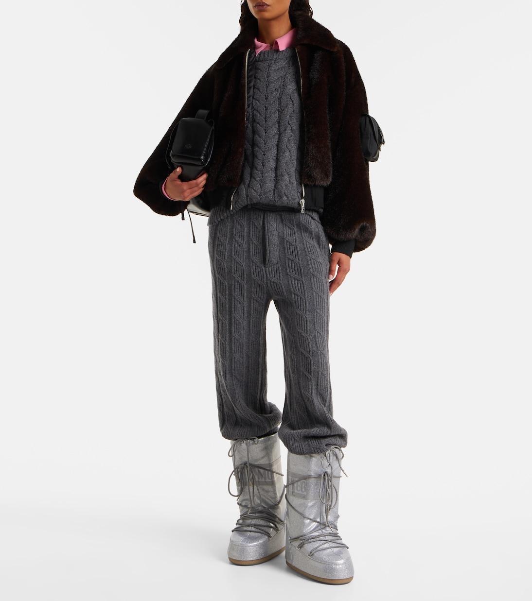 Icon glitter knee-high snow boots | Moon Boot