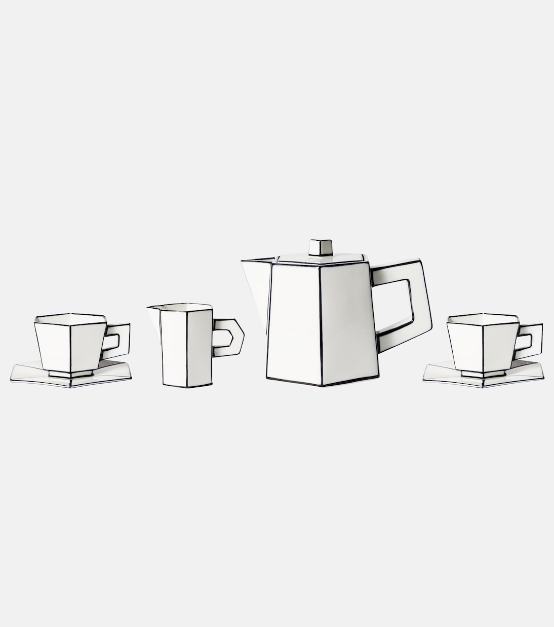 Carte Blanche porcelain coffee set by Annebet Philips | Serax