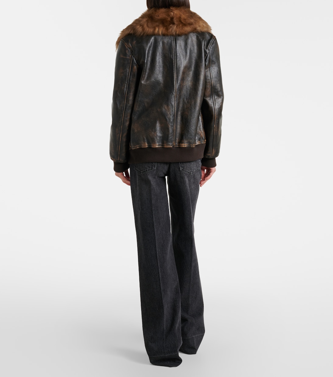 Jeans flared de tiro alto | Dolce&Gabbana