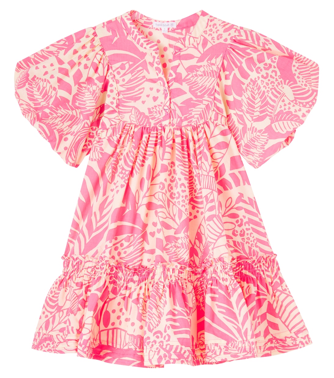 Cruz floral cotton dress | Poupette St Barth Kids