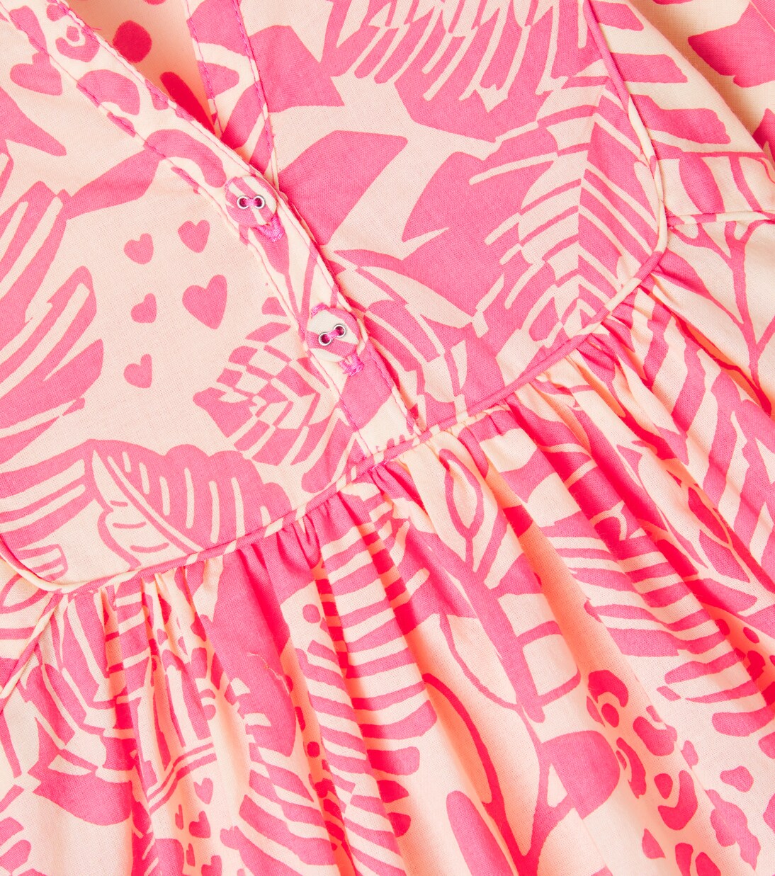 Cruz floral cotton dress | Poupette St Barth Kids