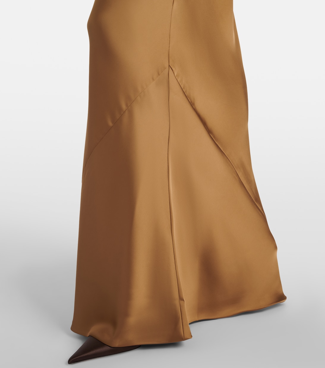 Robe longue en satin | Norma Kamali