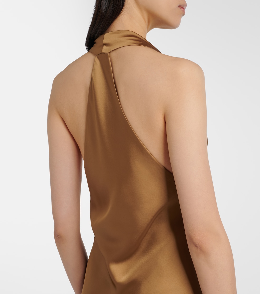 Robe longue en satin | Norma Kamali