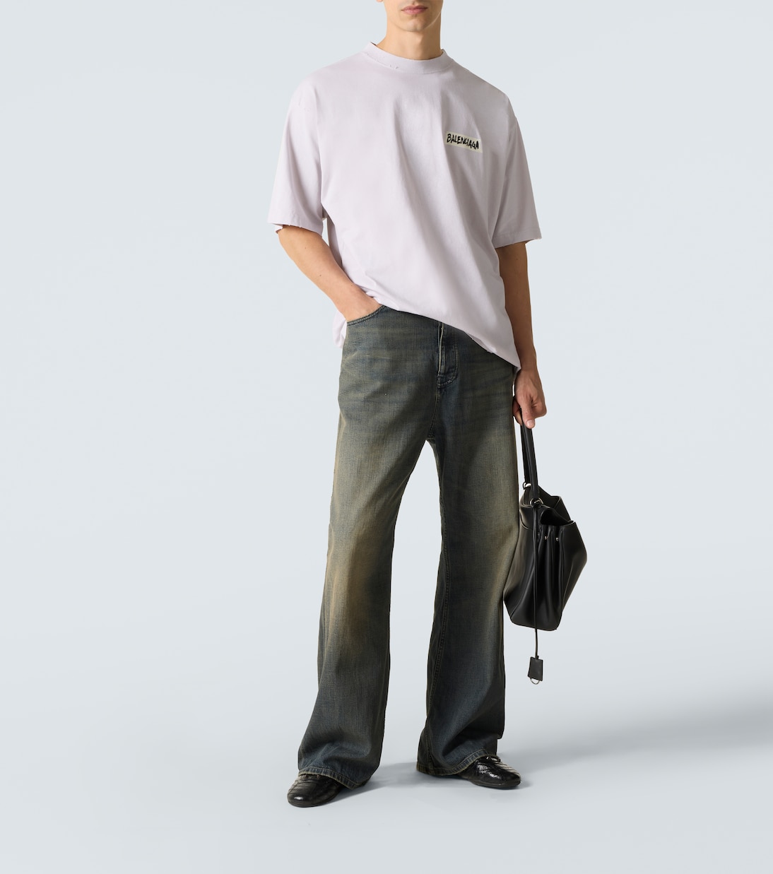 T-shirt en coton à logo  | Balenciaga