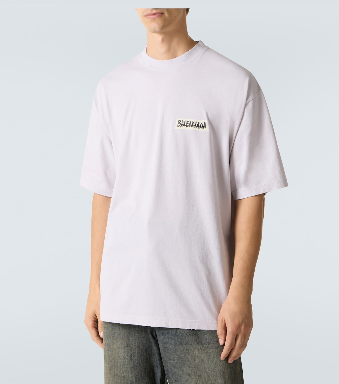 T-shirt en coton à logo  | Balenciaga
