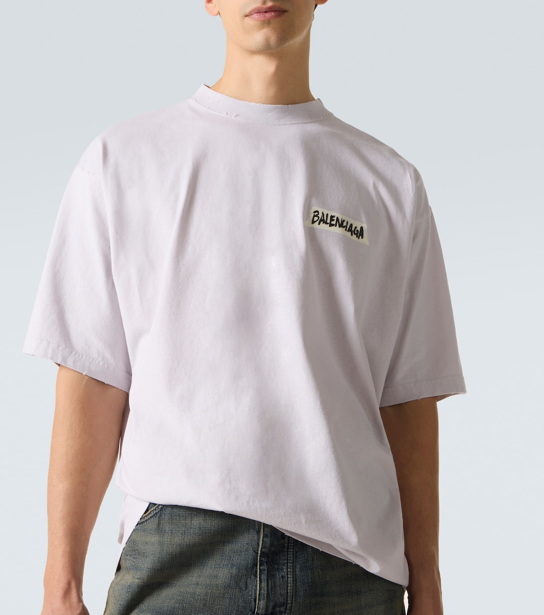 T-shirt en coton à logo  | Balenciaga