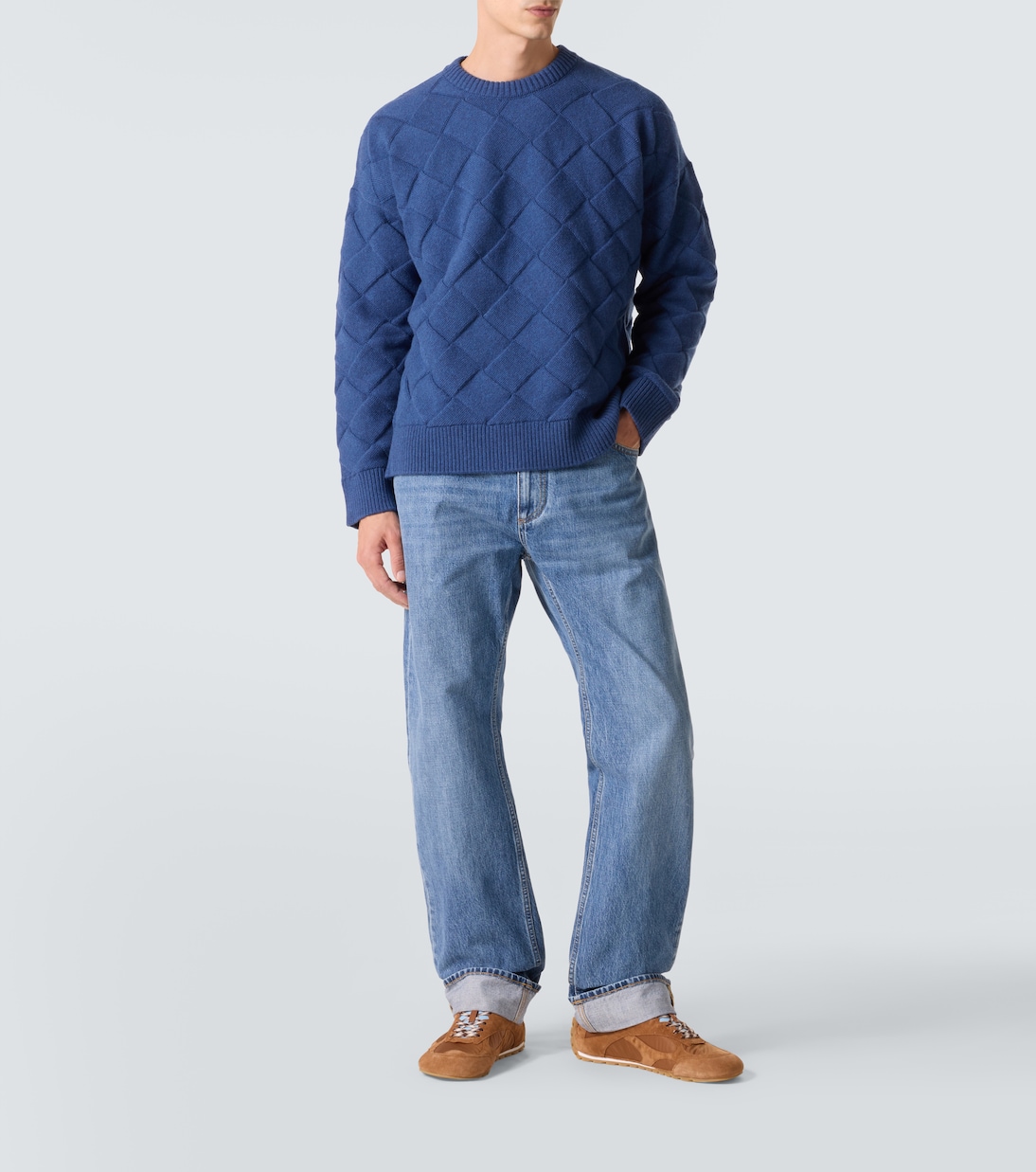 Baskets Orbit Flash en daim | Bottega Veneta