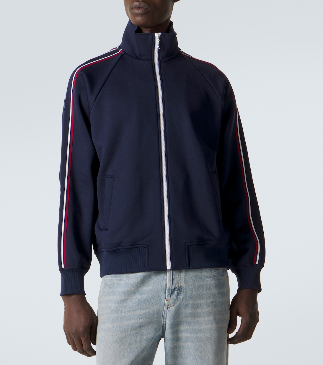Cotton-blend track jacket | Saint Laurent