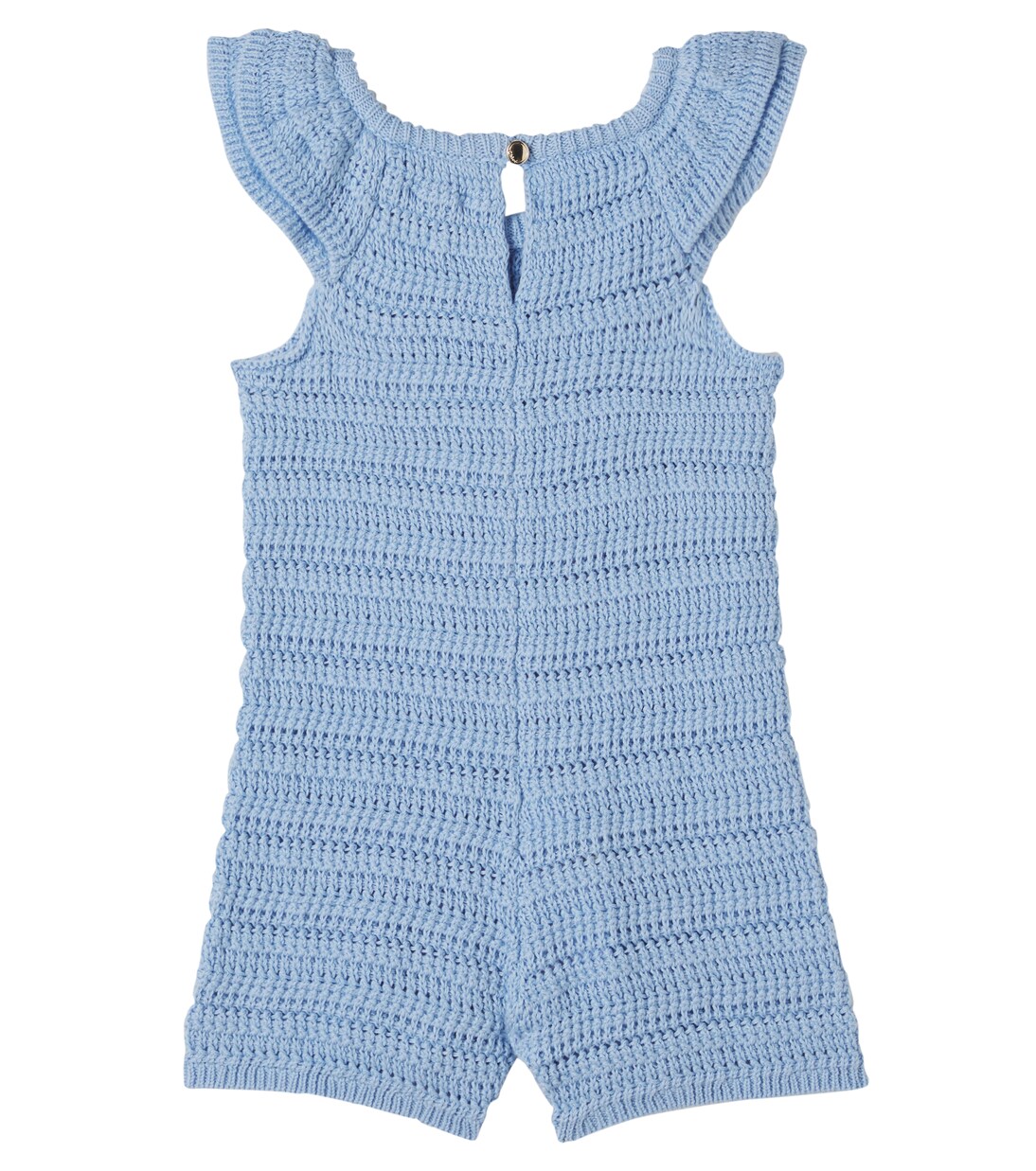Baby crochet cotton playsuit | Chloé Kids
