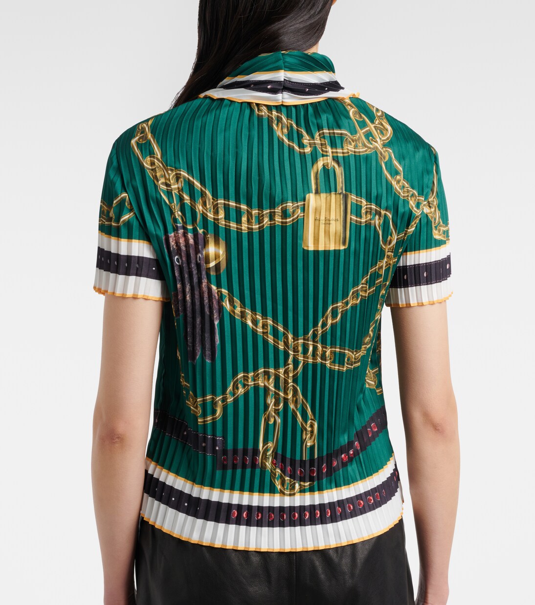 Printed pleated top | Acne Studios