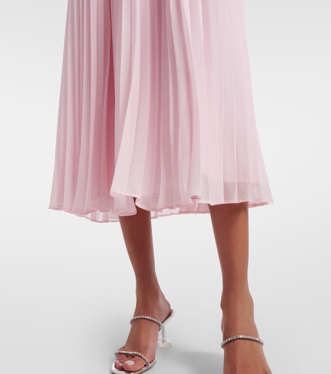 Abito midi con paillettes e cristalli | Self-Portrait