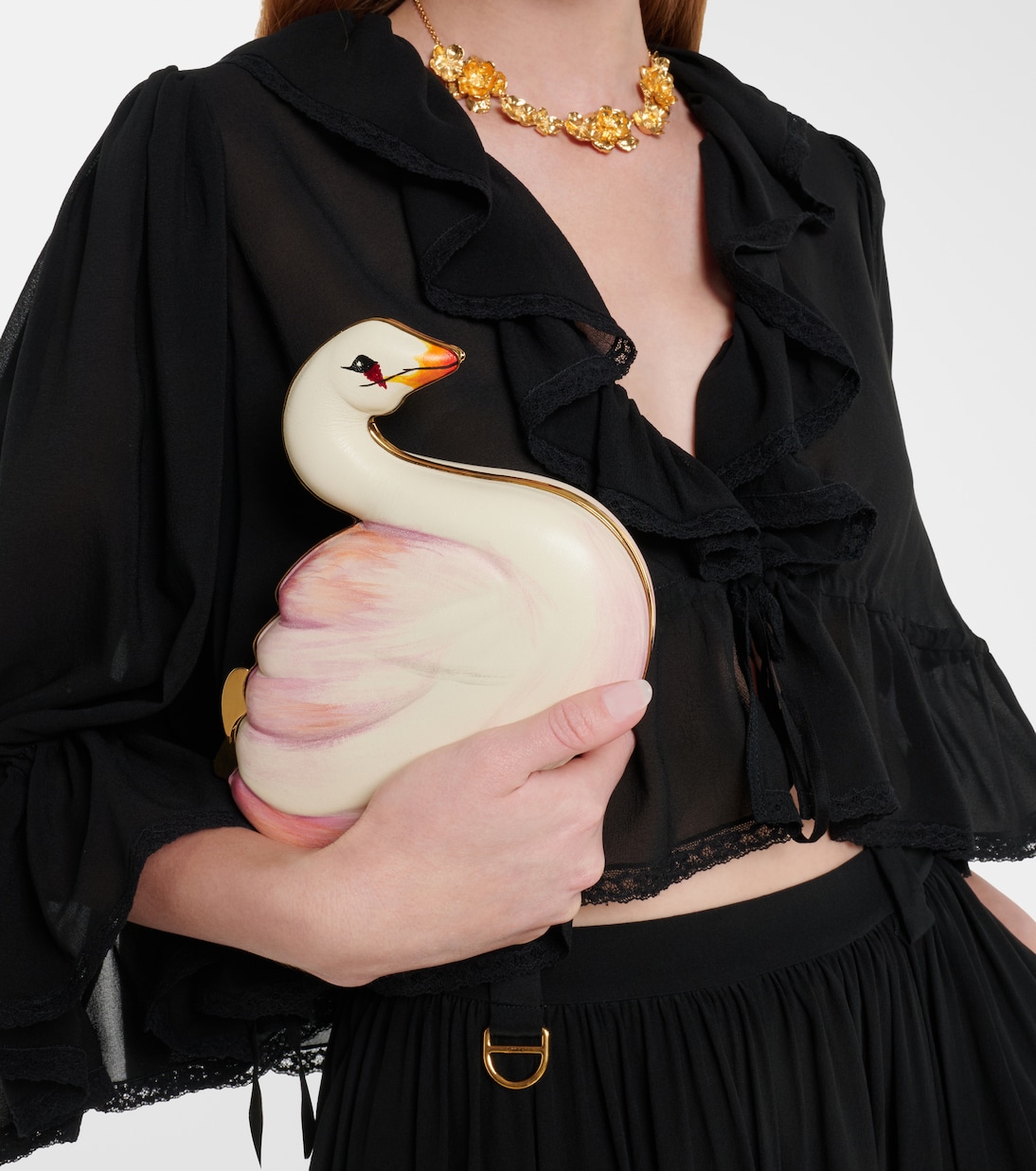 Chloé Tropicus leather clutch | Chloé