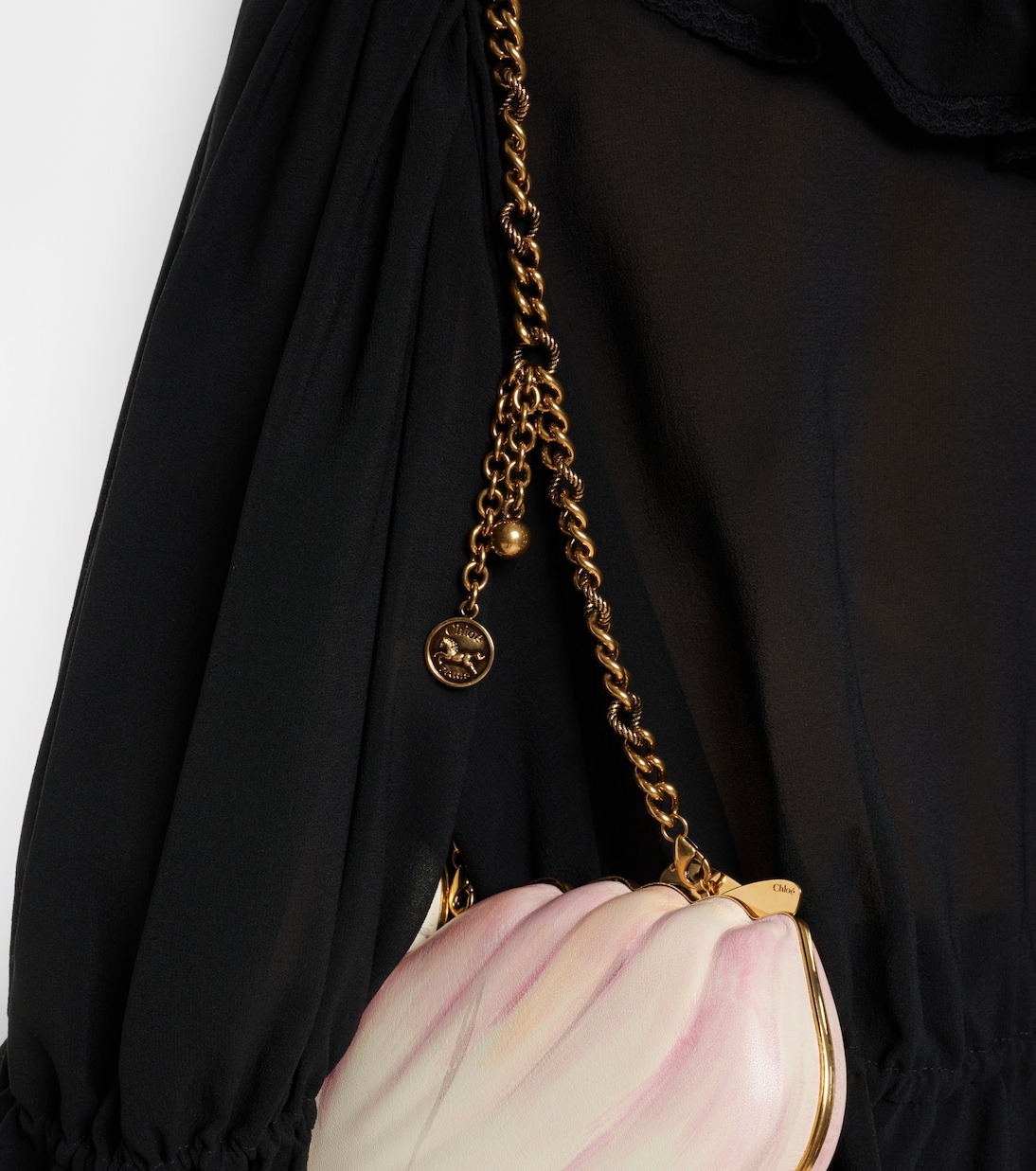 Chloé Tropicus leather clutch | Chloé