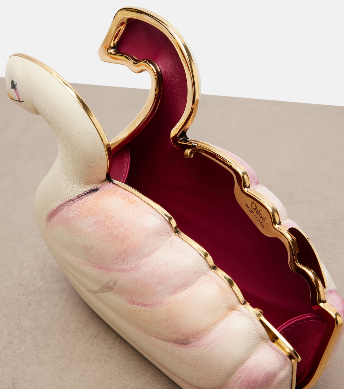 Chloé Tropicus leather clutch | Chloé