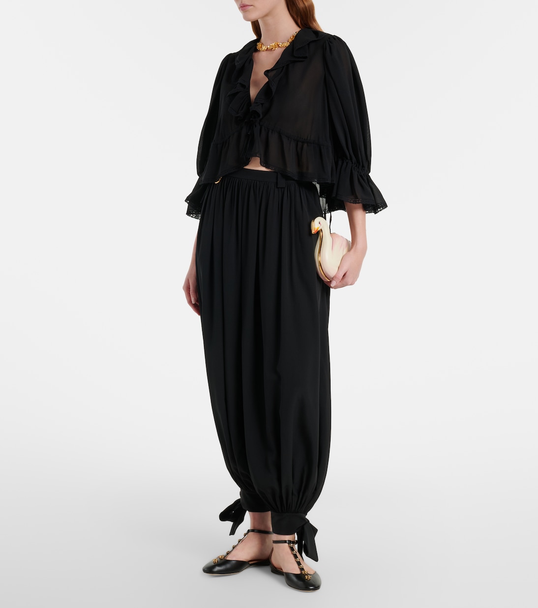 Chloé Tropicus leather clutch | Chloé