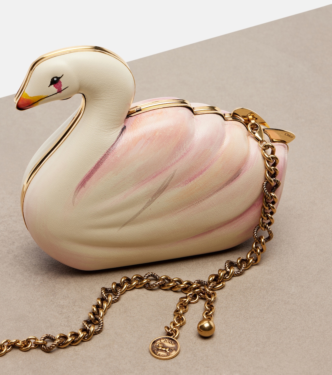 Chloé Tropicus leather clutch | Chloé