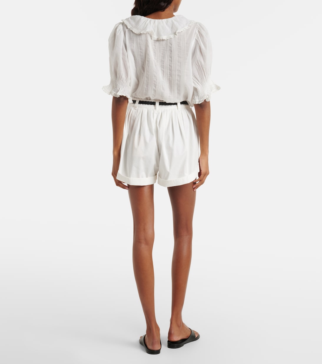 Paige cotton poplin shorts | Dôen