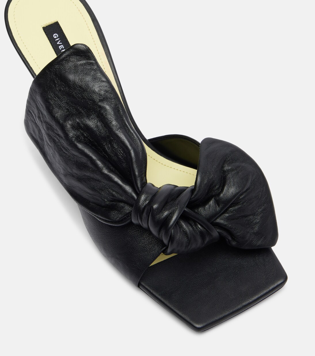 Mules Boudoir de piel con lazo | Givenchy