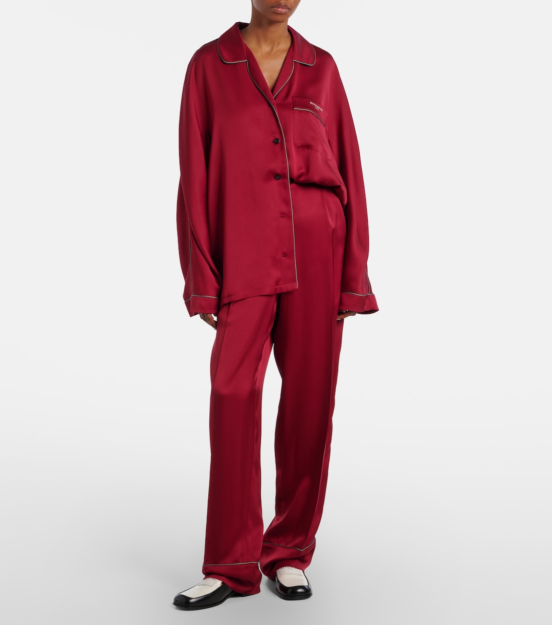 Silk satin shirt | Givenchy