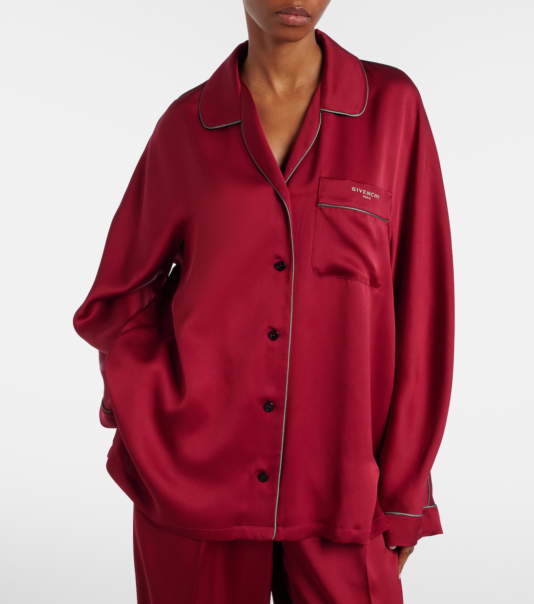 Silk satin shirt | Givenchy