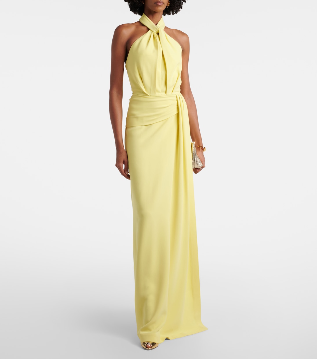 Halterneck cady gown | Elie Saab
