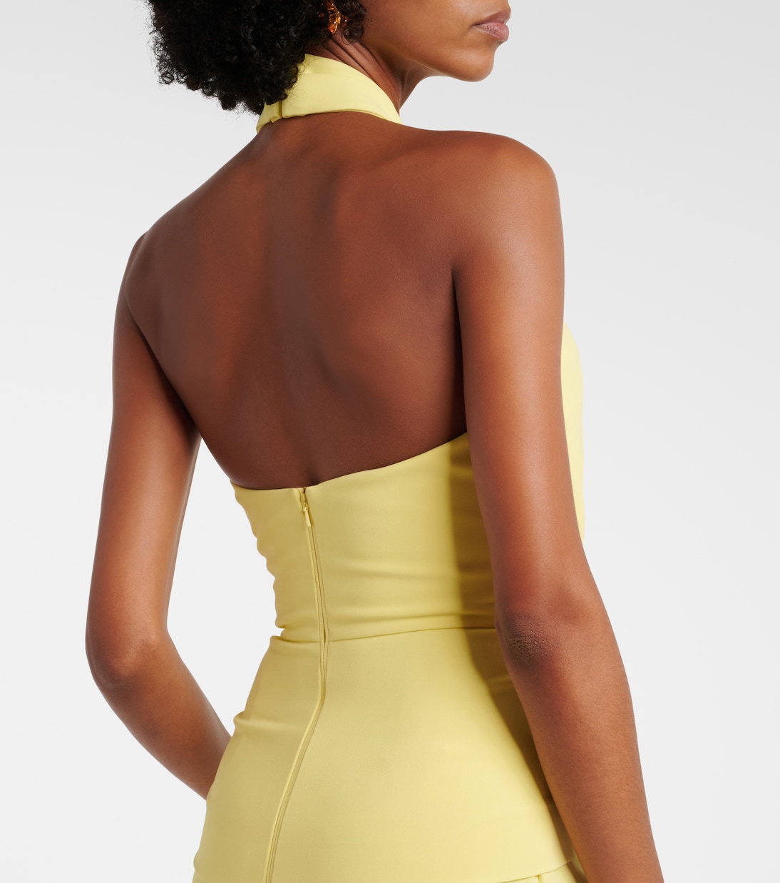 Halterneck cady gown | Elie Saab