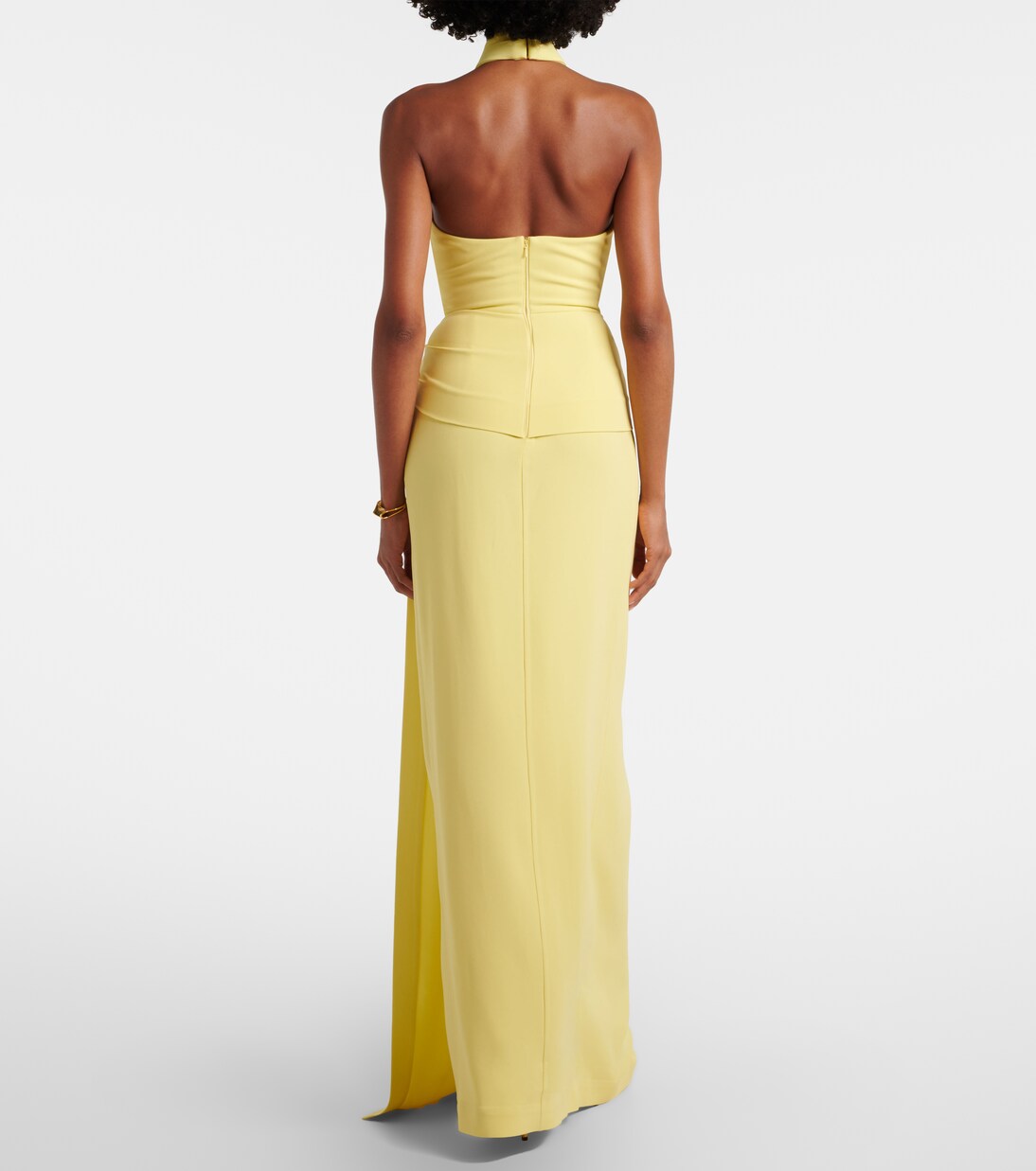 Halterneck cady gown | Elie Saab