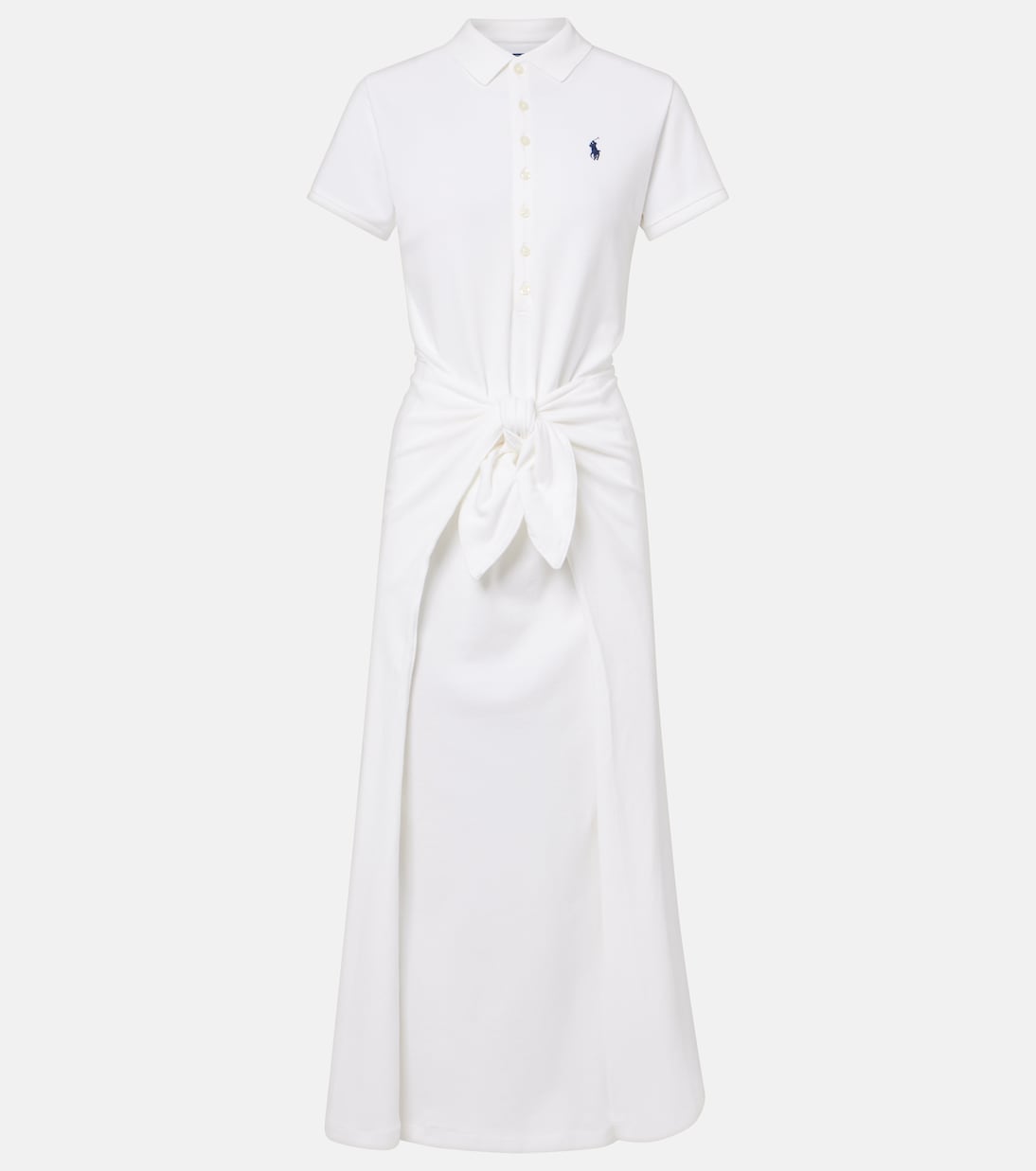 Cotton-blend piqué polo dress | Polo Ralph Lauren