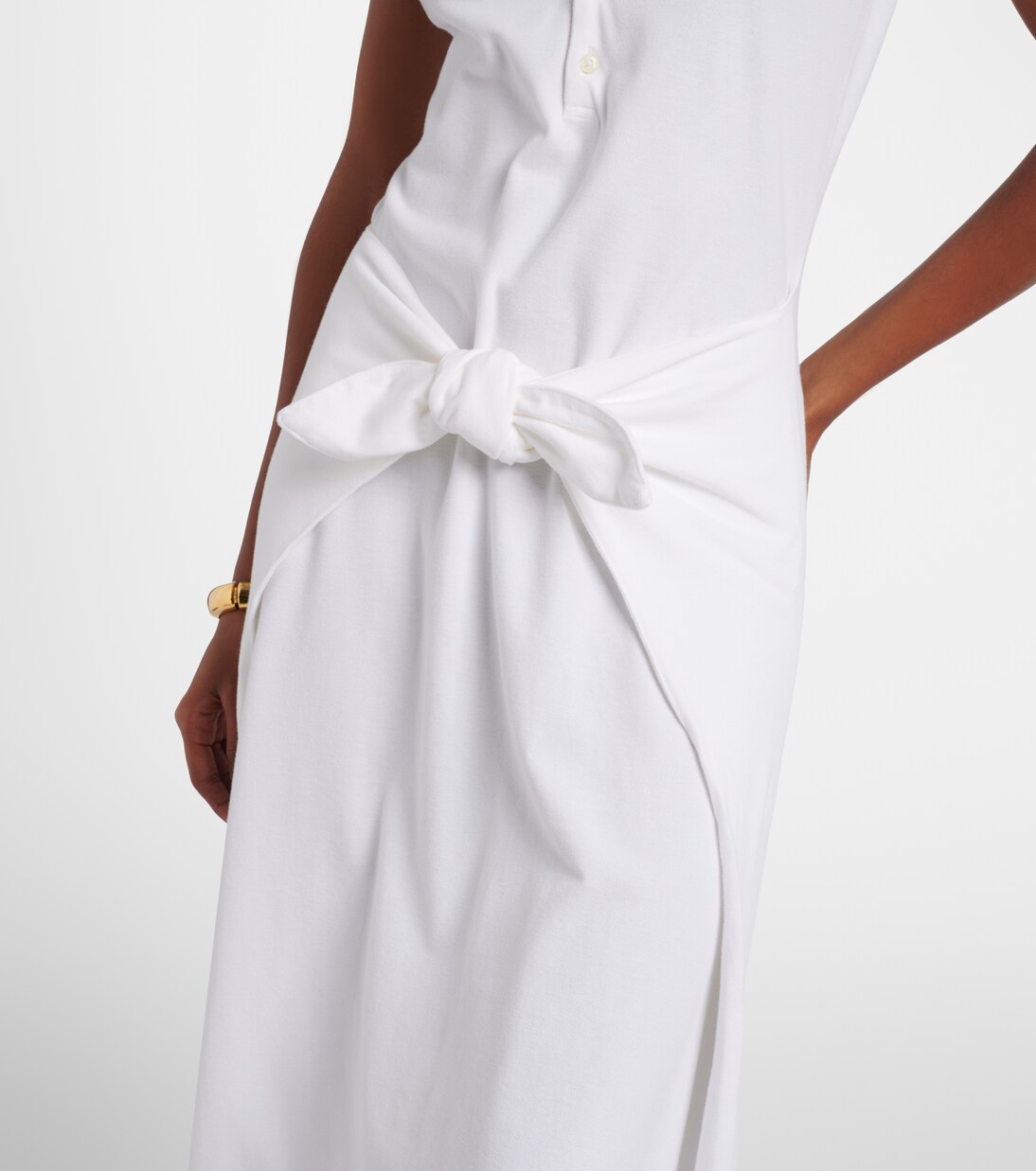 Cotton-blend piqué polo dress | Polo Ralph Lauren