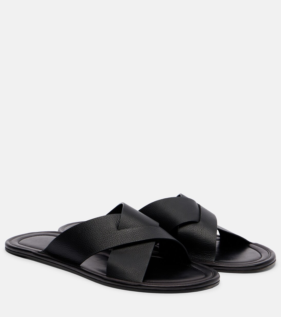 Sandalen Malick Cross aus Leder | The Row